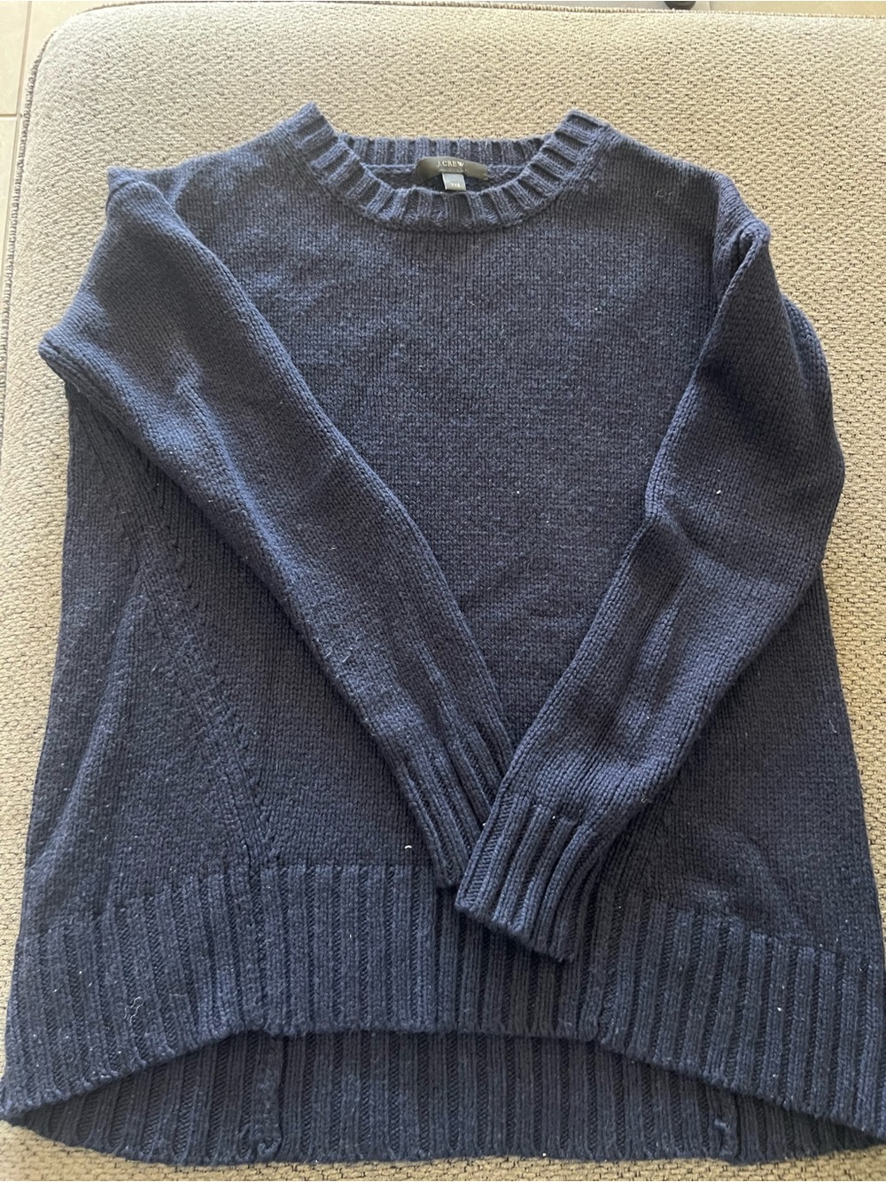 J. Crew Navy Crewneck Sweater